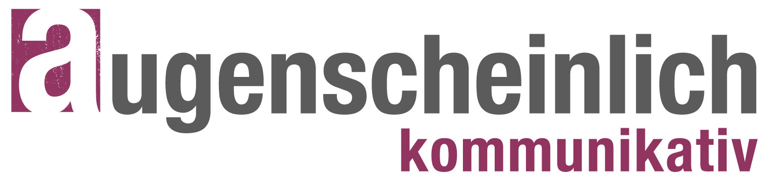augenscheinlich kommunikativ